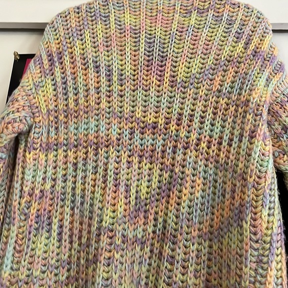 🌈 Pastel Rainbow 🌈 Current Mood Cardigan w/pockets - Picture 5 of 5